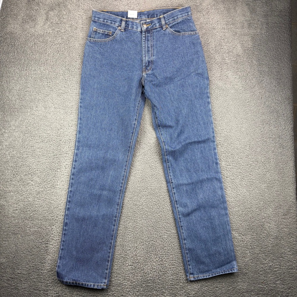 Full Blue‎ Jeans Mens 32x34 Regular Fit Medium Wash Denim Cotton